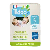 Couches taille 5 (12-25kg) avec matières d'origine naturelle x 40