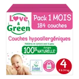 Couches T4 (7-14kg) hypoallergéniques x 46