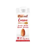 Crème cuisine amande sans sucre bio