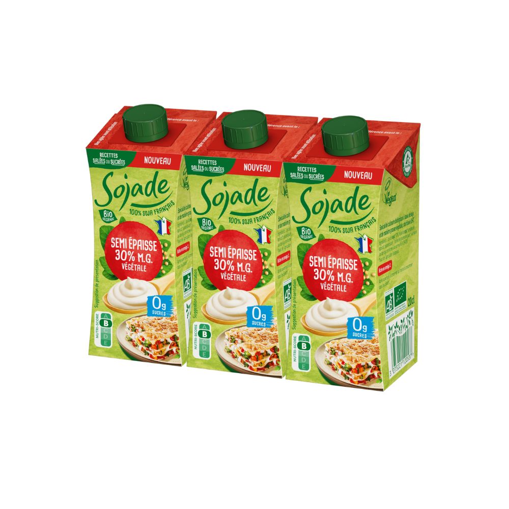 Soja cuisine semi-épaisse bio