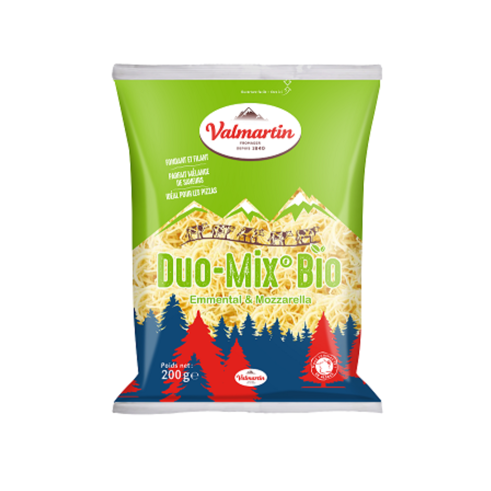 Fromage râpé emmental mozzarella bio