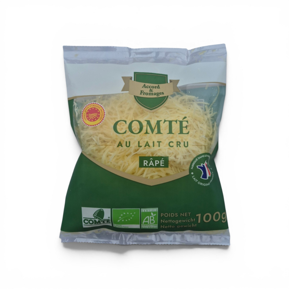 Fromage râpé comté AOP bio