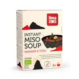 Soupe miso instantanée miso rouge tofu et wakame bio - 4x10g