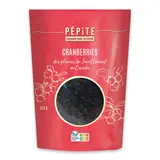 Cranberries du Canada infusées au jus de pomme concentré bio