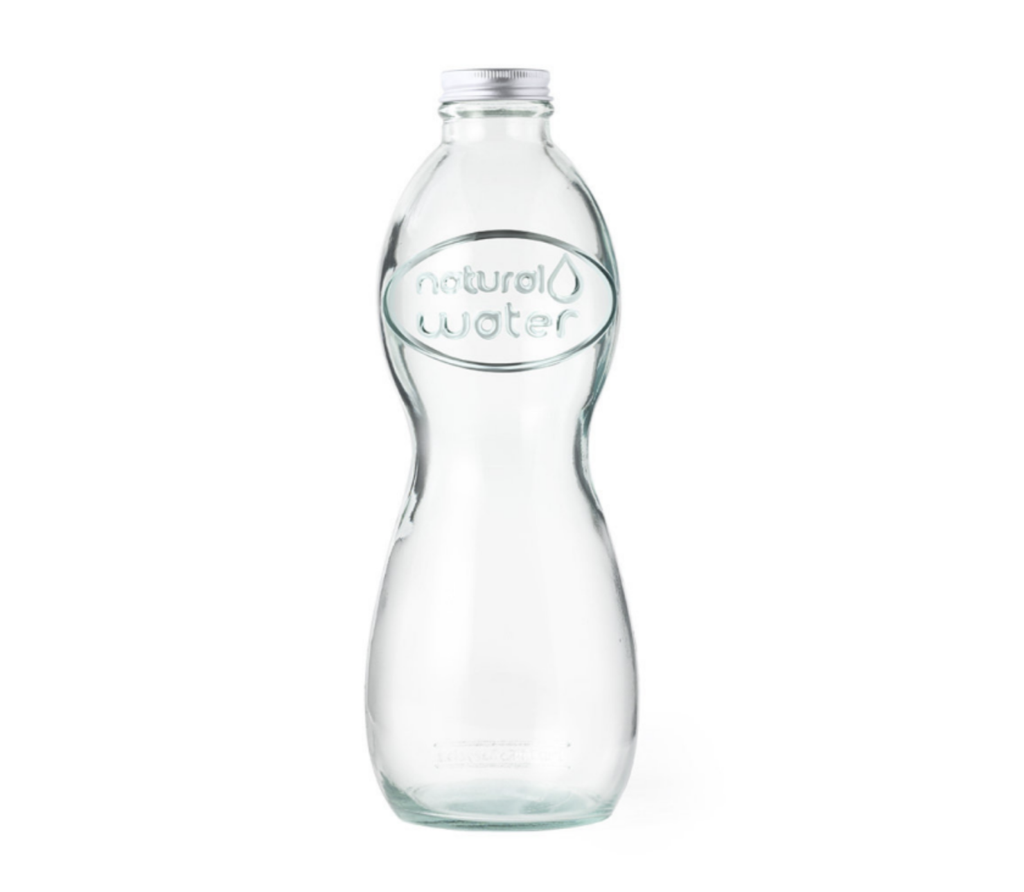 Gourde en verre 100% recyclé