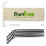 Pailles en inox x 6