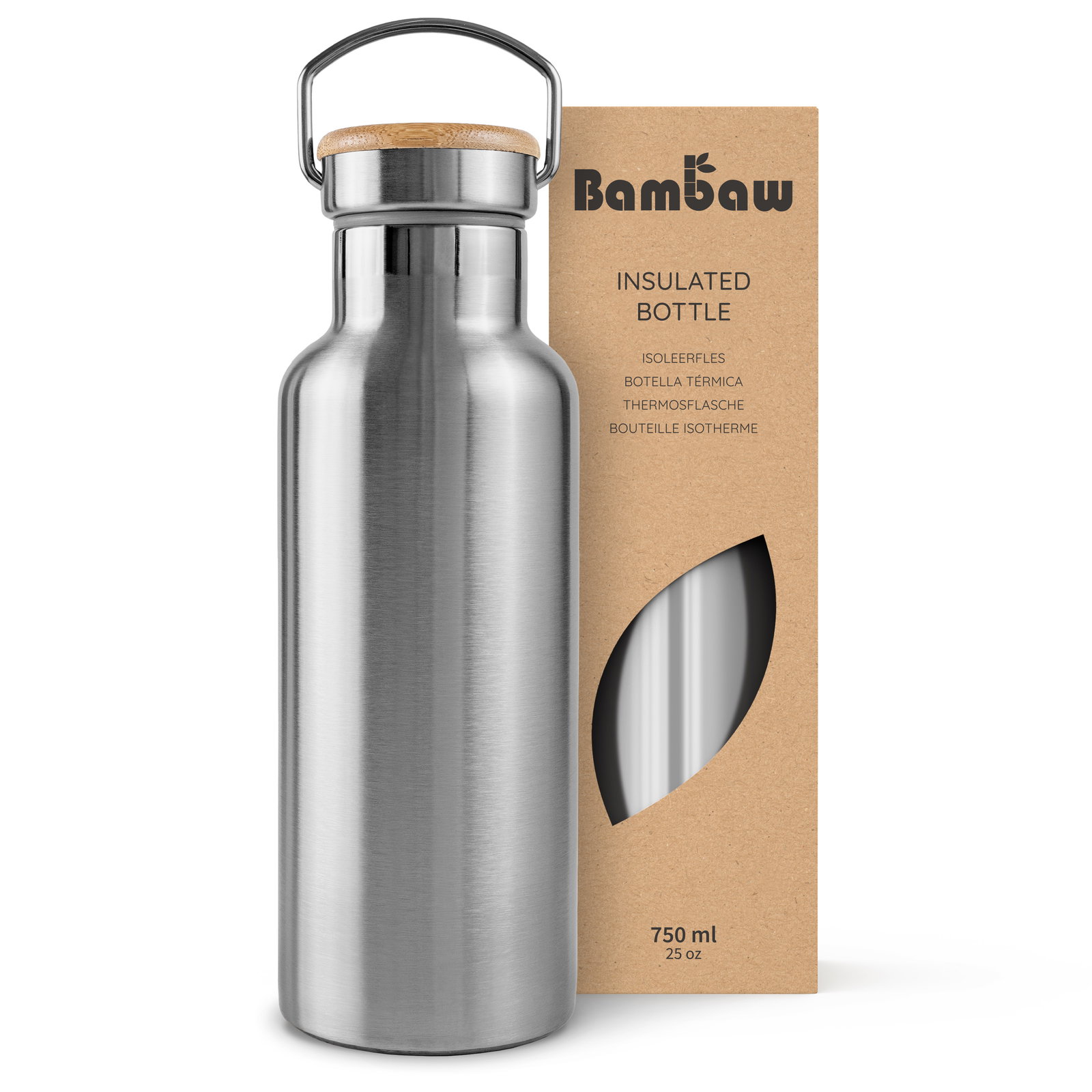 Gourde isotherme en inox - 750 ml