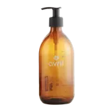 Flacon rechargeable en verre ambré (500 ml)