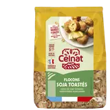 Flocons de soja toastés bio
