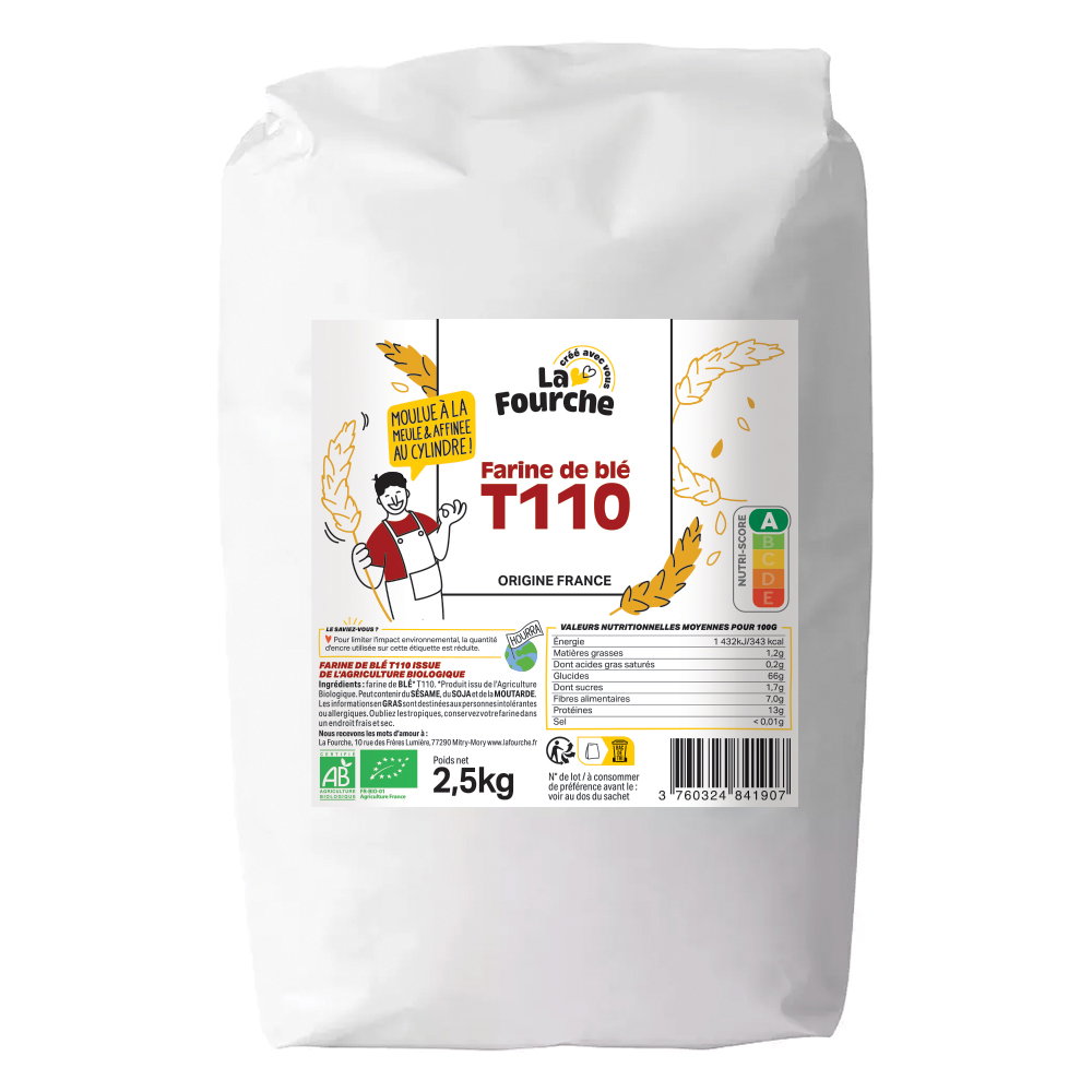 Farine de blé T110 bio