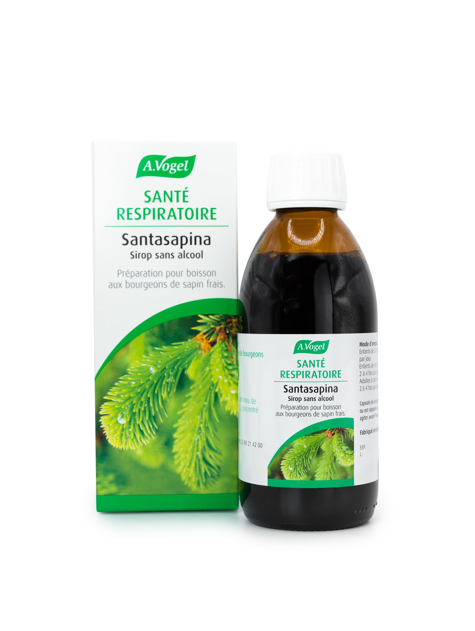 Sirop pour la gorge santasapina