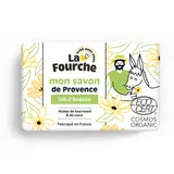 Savon de Provence au lait d'ânesse certifié Cosmos Organic