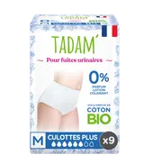 Culottes fuites urinaires - taille M x 9