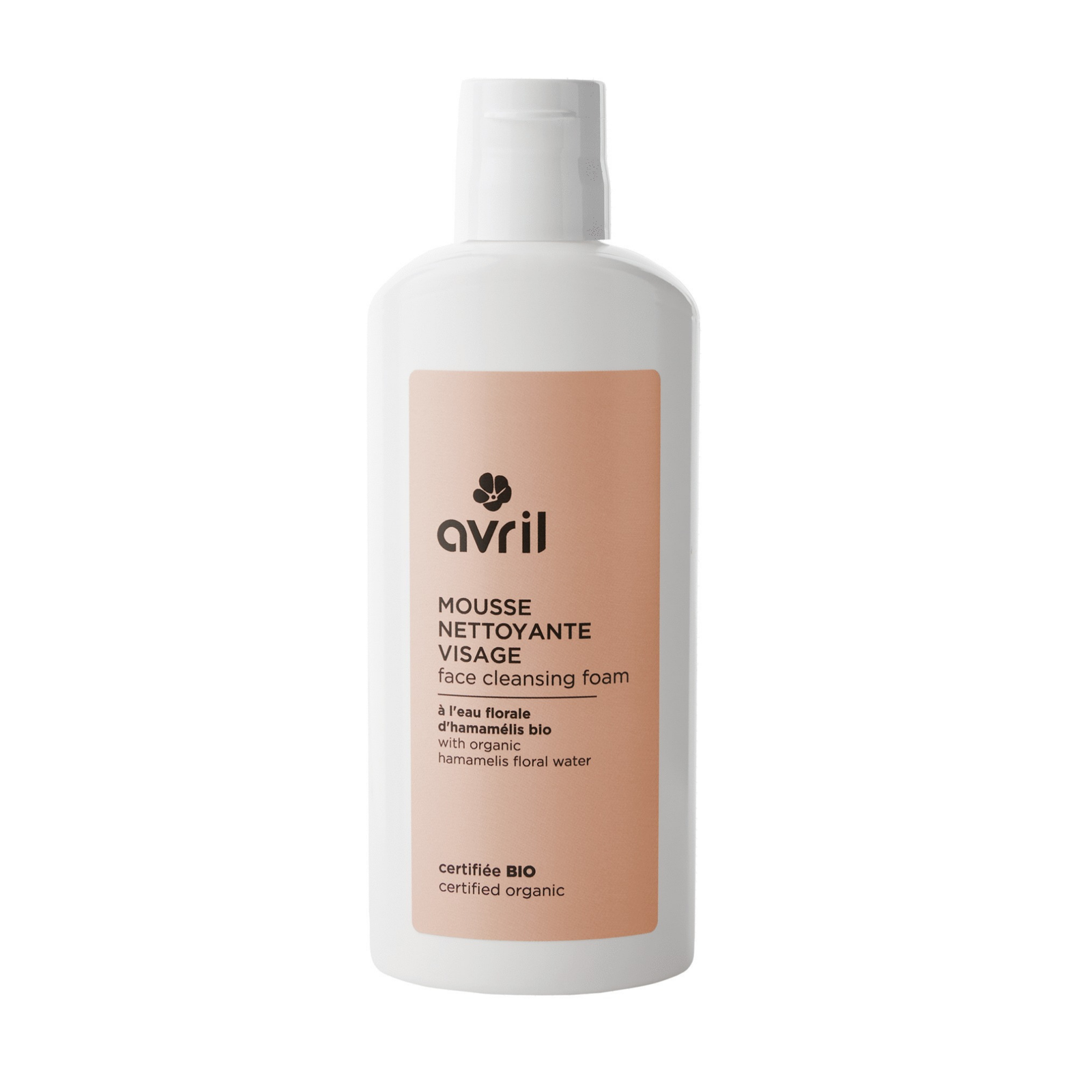 Mousse nettoyante visage certifiée bio
