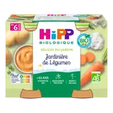 Petits pots jardinière de légumes bio 2x190g (dès 6 mois)