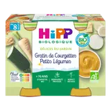 Petits pots midi gratin de courgettes petits légumes bio (dès 8 mois) - 2x190g