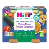 Petits pots soir penne tomate courgette bio (dès 6 mois) - 2x190g