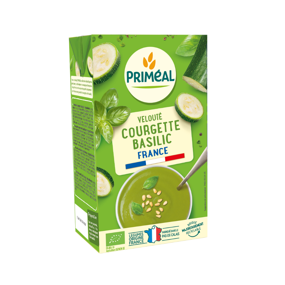 Velouté courgette basilic bio
