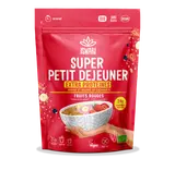 Petit déjeuner extra protéiné fruits rouges cacahuètes bio