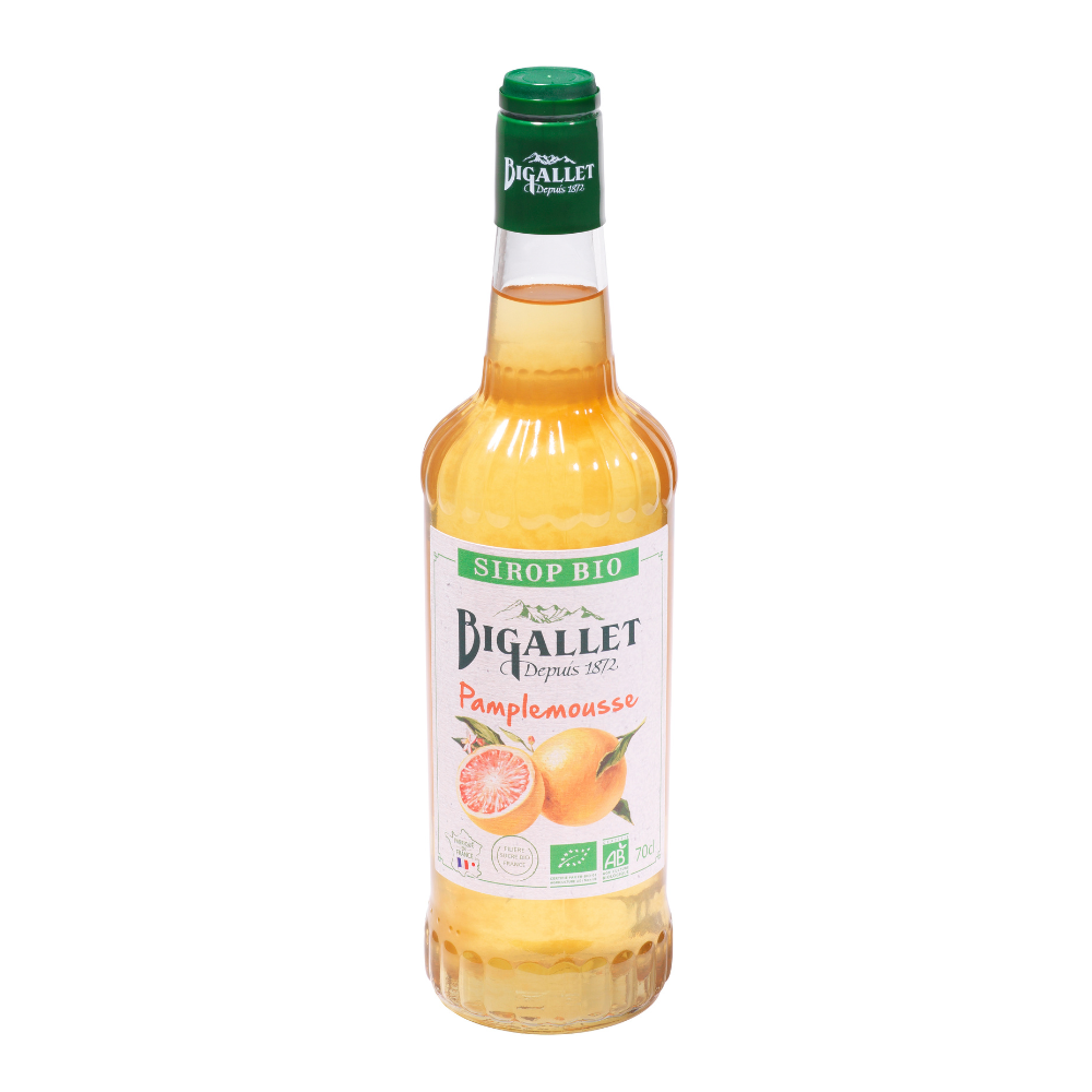 Sirop de pamplemousse bio