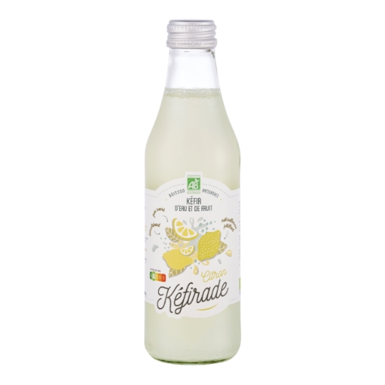 Kéfir de Fruit Citron Bio Artisanal Naturellement Pétillant KEFIRADE