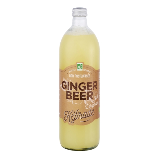 Ginger Beer Biologique Artisanale Non Pasteurisée KEFIRADE
