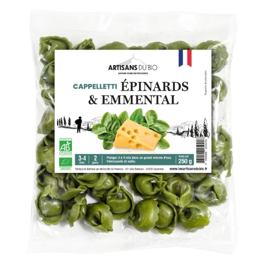Cappelletti Épinards & Emmental Bio LES ARTISANS DU BIO