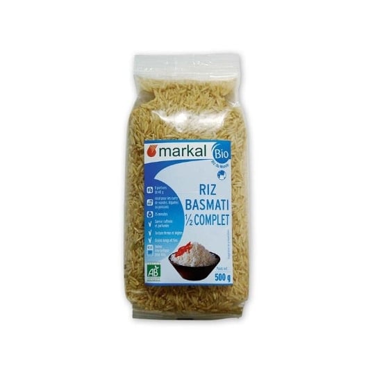 Riz Basmati 1/2 Complet 500g - Markal MARKAL