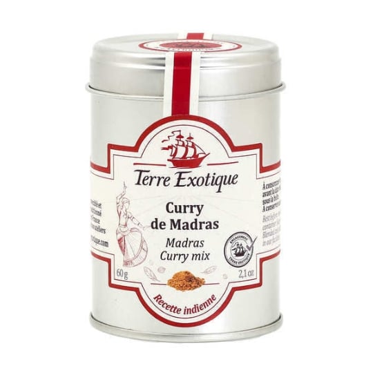 Curry De Madras D'inde - Pot De 60g TERRE EXOTIQUE