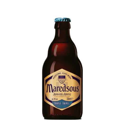 Bière Blonde d'Abbaye Triple Belge 10% MAREDSOUS