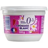 AUCHAN Fromage blanc allégé 0%MG