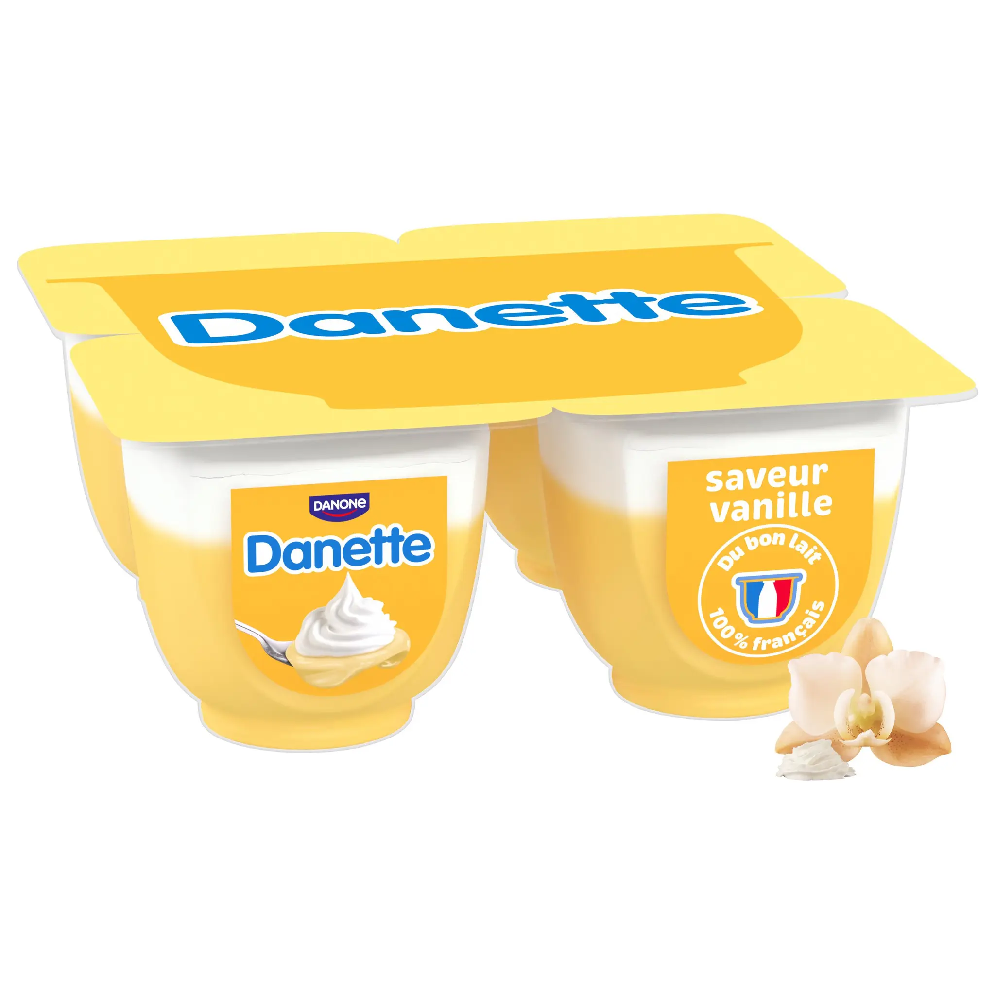 DANETTE Liégeois saveur vanille