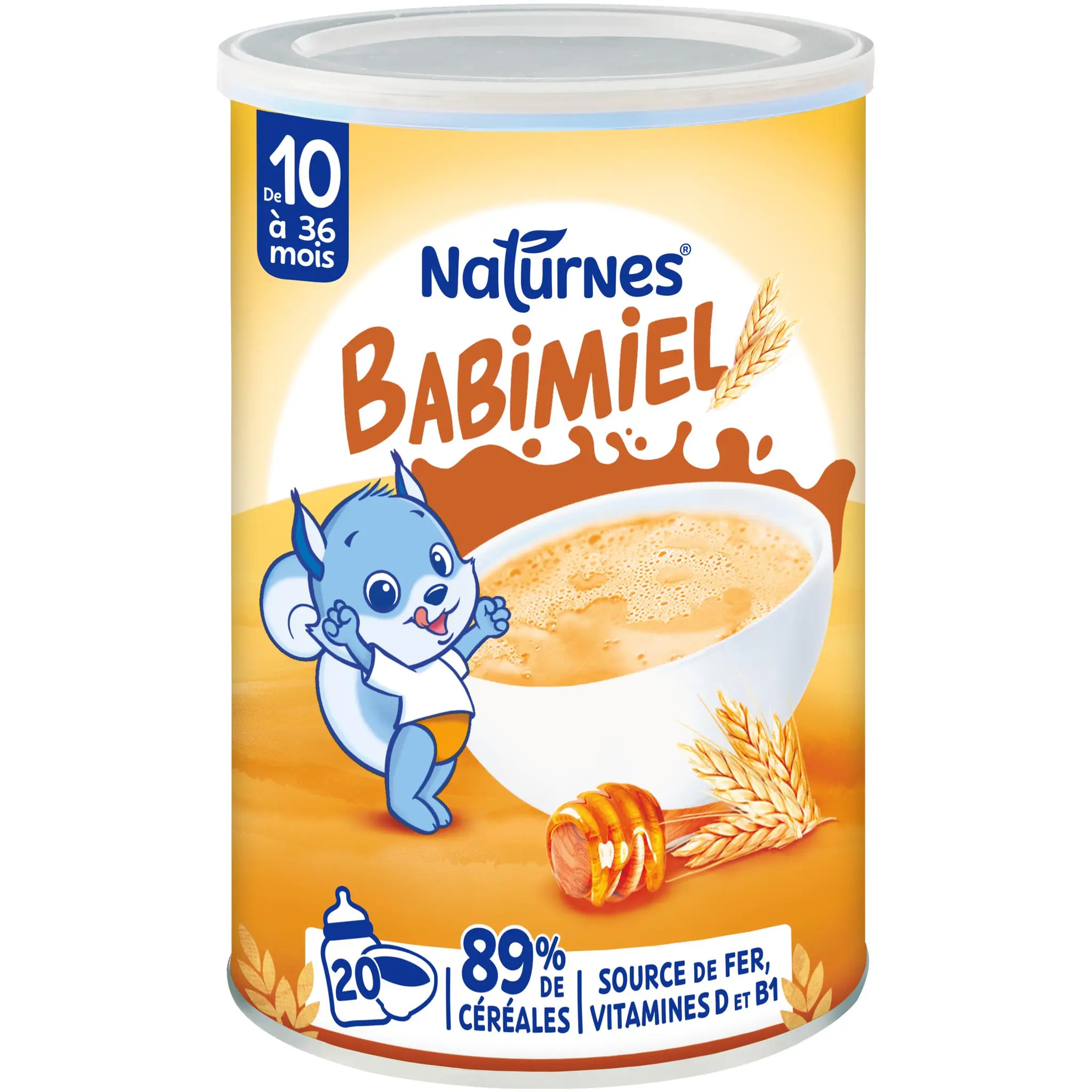 NATURNES Babimiel céréales en poudre dès 10 mois