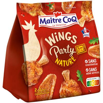 Maître Coq Wings Party Nature, 400g