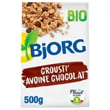 Bjorg Crousti Avoine chocolat bio, 500g