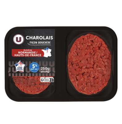 Steak charolais 5%MG, U (2 x 125 g)
