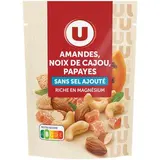 Mélange d'amandes, noix de cajou et Papaye riche en magnésium, U ( 110 g)