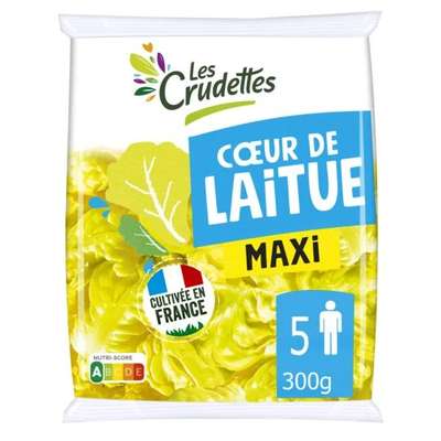 Salade coeur de laitue, Les Crudettes (300 g)