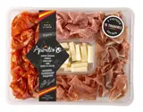 Plateau de chiffonnade Giganta (serrano, chorizo, saucisson, lomo, Queso de la mesa), Corte Del Gusto (280 g)