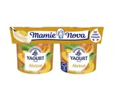 Yaourt gourmand à l'abricot, Mamie Nova (2 x 150 g)