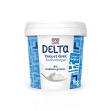 Yaourt Grec Nature 0%, Delta (1 Kg)