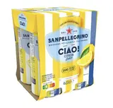 Boisson pétillante citron, San Pellegrino Ciao !   (4 x 33 cl)