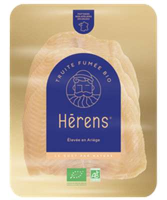 Truite fumée BIO, Herens (3 tranches, 130 g)