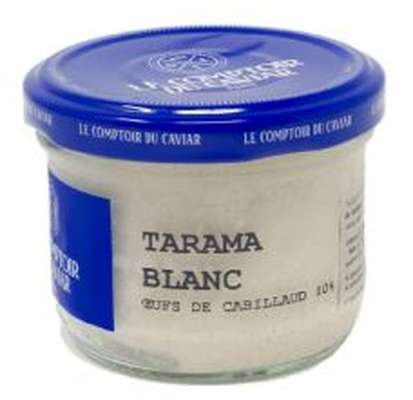 Tarama blanc aux oeufs de cabillaud 40% sans colorant, Le Comptoir du Caviar (90 g)
