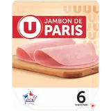Jambon de Paris sans couenne - x6 tranches, 240g