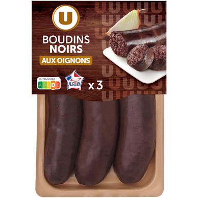 Boudin noir aux oignons - x3, 375g