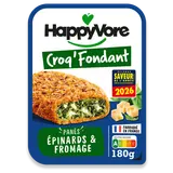 Croq'Fondant épinards&fromage fondant HAPPYVORE 180g