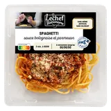 Spaghetti sauce bolognaise et parmesan LECHEF, 1 part, 300g