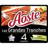 Jambon Cru Grandes Tranches - AOSTE - 4 tranches - 100g