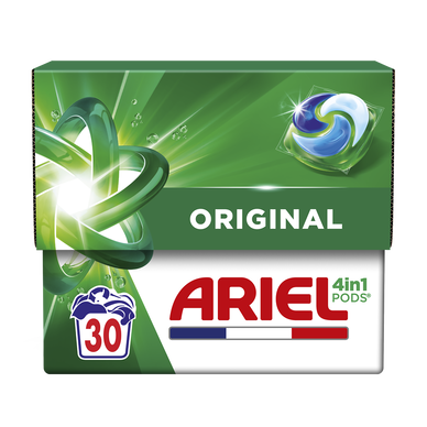 Lessive all in 1 ARIEL pods détergent Original x30